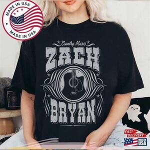 Retro Zach Bryan T-Shirt Burn Tour Shirt Concert Fan Unisex